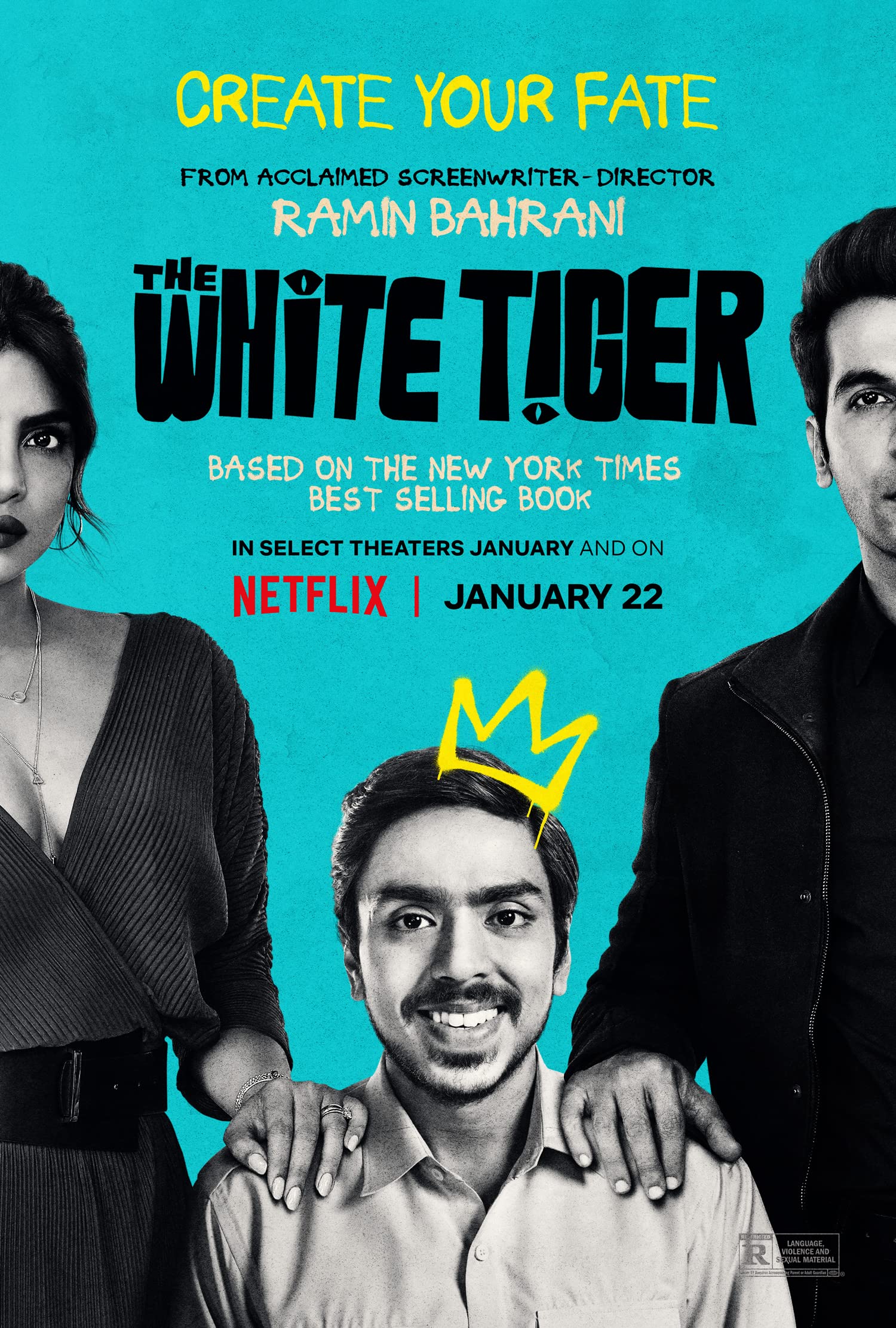 ดูหนังออนไลน์ฟรี ดูหนัง The White Tiger 2021 พยัคฆ์ขาวรำพัน
